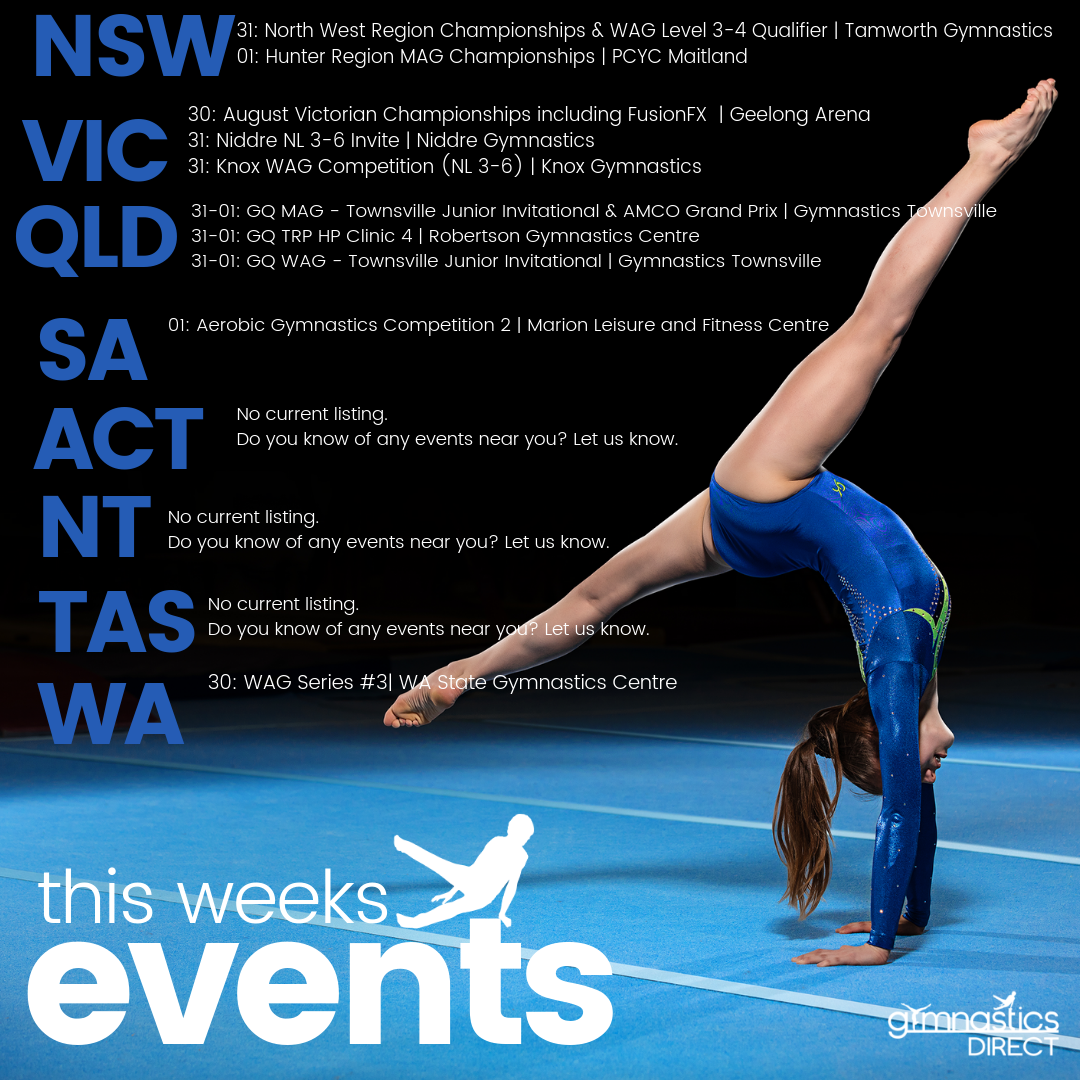 August 29th – September 4th Events